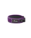 HUNTER DIVO Nylon Dog Collar - Small Purple/Grey - International Shipping Available - Buy Online on GoSupps.com