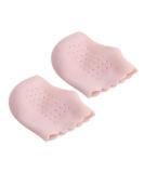 Breathable Gel Heel Protectors | Silicone Heel Cups for Pain Relief | Plantar Fasciitis Treatment in Pink - Buy Online on GoSupps.com