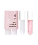 Natural Lip Plumper Set - Lip Care Serum & Gloss for Full Moisturized Lips & Reduced Fine Lines | Day & Night Use - Buy Online on GoSupps.com
