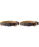 Hunter Neoprene Vario Plus Neck Dog Collar - Nylon Padded 40-45 cm Brown/Caramel (Pack of 2) - International Shipping Available - Buy Online on GoSupps.com