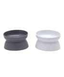 Kitty City Raised Cat Food Bowl Collection_Stress Free Pet Feeder and Waterer 2 Bowls_Modern - Buy Online on GoSupps.com
