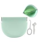 SNAWOP Slim Silicone Retainer Case with Vent Holes - Cute Portable Holder for Invisalign Braces Dentures & Night Guards - Green Aligner Box - Buy Online on GoSupps.com