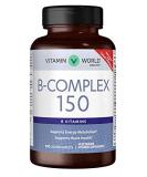 B-Complex 150 with 100 Coated Caplets | High Potency B-Vitamins Supplement - Buy Online on GoSupps.com