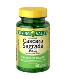 Spring Valley Whole Herb Cascara Sagrada Capsules 450 Mg -100 Count - Buy Online on GoSupps.com