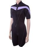 Henderson Women's Thermoprene 3mm Shorty Springsuit - Black/Lavender, Size 8 - Buy Online on GoSupps.com