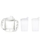 Homecraft Caring Mug - Two Handle Easy Grip Portable Travel Mug 300ml - Spill Resistant with Large Spout Opening for Children, Elderly, and Disabled Users - Non-Retail Packaging - Buy Online on GoSupps.com