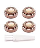 Pack of 4 Replacement Heads for Finishing Touch Flawless Facial Hair Remover Shaver - 18K Rose Gold Plated - Buy Online on GoSupps.com