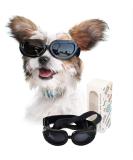 PETLESO Small Breed Dog Goggles | Small Dog Sunglasses for Eye Protection | Ideal for Outdoor Riding and Driving | Black - Buy Online on GoSupps.com