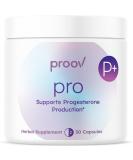 Proov Pro Natural Fertility Supplement | Support Progesterone Menopause Relief | Ashwagandha Maca Vitex Berry | 30 Herbal Capsules for Women - Buy Online on GoSupps.com