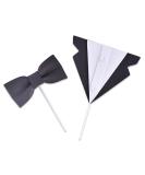 2Pcs Cake Topper EVA Cake Topper Bow Tie Suit Man - Buy Online on GoSupps.com