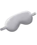 Luxury Silk Sleep Eye Mask for Women - Soft Eyeshade with Elastic Strap - Silver, 1 Count - Buy Online on GoSupps.com