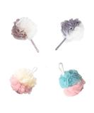 Bath Sponge Shower Loofah Tennis Scrubber - Multicolor Bathroom Accessories - Buy Online on GoSupps.com