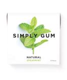 Simply Gum Natural Chewing Gum - Spearmint, 15 Count Pack | Organic, Vegan, Sugar-Free - Buy Online on GoSupps.com