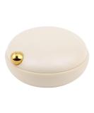 Garneck Travel Pill Organizer - Portable Daily Pill Case for Outdoor Travel - Warm Porcelain White - Buy Online on GoSupps.com