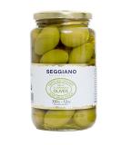 Seggiano Organic Bella Di Cerignola Olives 350g - Certified Vegan Vegetarian GMO Free & Gluten Free - Handpicked & Mono Varietal - Food Products of Italy - Buy Online on GoSupps.com