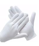 COYAHO 12 Pairs White Cotton Gloves for Inspection Photo Jewelry Serving Costume Women Men Dry Hands Eczema Moisturizing SPA - Buy Online on GoSupps.com