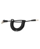 Foto&Tech 2.5 mm Jack to Male Flash PC Sync Coiled Cable with Screw Lock for Trigger Studio Light, 12-Inch Coiled to 34-Inch Max Stretch - Buy Online on GoSupps.com