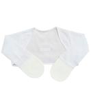 Edenswear Zinc-Infused Summer Mesh Mitten Sleeves for Kids with Eczema - Wet Wrap Therapy | 12 Months | White - Buy Online on GoSupps.com
