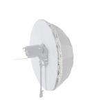 HappyGo 60 Inch Parabolic Umbrella Front Diffuser Cover - Black/Silver Reflective Lighting Umbrella Soft Light Cloth - Buy Online on GoSupps.com