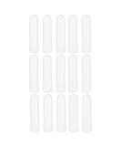 15 Pcs Refillable Essential Oil Nasal Inhaler Tubes - Plastic Aromatherapy Sticks (White) - Buy Online on GoSupps.com