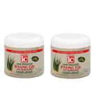 Fantasia High Potency IC Hair Polisher Styling Gel 16 oz (Pack of 2) with Sparkle Lites - Shine and Hold for Stunning Styles - Buy Online on GoSupps.com
