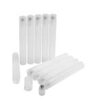 Healifty 10pcs 10ml Glass Essential Oil Roller Bottles - Stainless Steel Balls & Wooden Lids | Perfect for Essential Oils - International Shipping Available - Buy Online on GoSupps.com