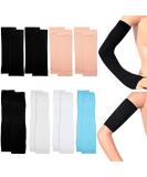 8 Pairs Arm Shapers Set - Women's Upper Arm Compression Sleeve Set with Cooling Technology and Thumb Hole - Slimming Arm Warps for Sun Protection - Buy Online on GoSupps.com