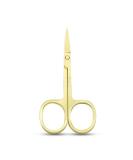 YSJJZRL 2 Pcs Professional Grooming Scissors - Eyebrow Scissors - Small Curved Stainless Steel Manicure & Beauty Scissor (Gold) - Buy Online on GoSupps.com