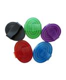 Premium Glitter Rubber Horse Cover - 5 Colors Dust & Hair Absorbent Handheld Massage - 15x11.5 cm Blue - Buy Online on GoSupps.com