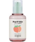 SKINFOOD Peach Sake Pore Serum - Pore Minimizer & Sebum Control - Skin Smoothing Facial Serum for Oily Skin - Pore Refining Serum & Pore Tightening - Acne Reducer & Minimizing Serum - 45ml (1.52 oz) - Buy Online on GoSupps.com