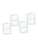 Gatuida Portable Toothbrush Head Travel Case - 4-Pack Electric Toothbrush Holder & Storage Basket - Durable PP Storage Boxes - Buy Online on GoSupps.com