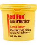Red Fox Tub O'Butter Cocoa Butter Moisturizing Creme 14 oz - Pack of 2 | Hydrating Body Lotion Set - Buy Online on GoSupps.com