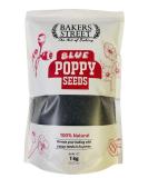 Blue Poppy Seeds 3X1Kg (3Kg)| A2 Bakers Grade | Mechanically cleaned and packed Raw Blue Poppy Seeds | Non-GMO | Suitable For Vegan/Vegetarian and Halal - Buy Online on GoSupps.com