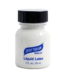 Graftobian Liquid Latex SFX Makeup - Skin Safe Adhesive for Theatre Cosplay & Halloween - 1 oz | International Shipping Available - Buy Online on GoSupps.com