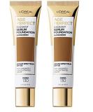 L'Oreal Paris Age Perfect Radiant Serum Foundation SPF 50 - Sienna 1oz (Pack of 2) - Best Anti-Aging Makeup for Glowing Skin - Buy Online on GoSupps.com