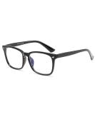 Vetoo Blue Light Filter Computer Glasses for Blocking UV Anti Headache Eye Eyestrain Vintage Eyeglasses Unisex for Women and Men 01.classic Black - Buy Online on GoSupps.com