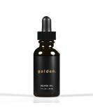 Golden Grooming Co. Beard Oil for Men | Organic Beard Moisturizer & Growth Oil | All-Natural Formula with Vitamin E - 1 fl oz - Buy Online on GoSupps.com