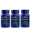Life Extension Vitamin D3 5000 IU 60 Softgels - 3-Pack | Essential Immune Support - Buy Online on GoSupps.com
