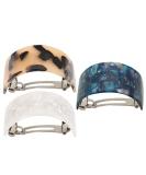 Minkissy 3pcs Spring Hair Clips Set - Semi Circle Hair Clamps for Women - Buy Online on GoSupps.com