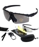 ToopMount Sports Goggles: Anti-Fog Sunglasses with 3 Interchangeable Lens - Black - Buy Online on GoSupps.com