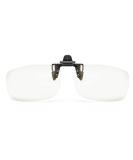 Ultra-Light Clip-On Reading Glasses Magnifiers - 3.5x Blue Light Blocking for Men & Women - Transparent Design - Buy Online on GoSupps.com