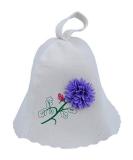 GMMH felt cap sauna hat hat cap white with embroidery sauna hat for sauna felt hat 5177-1118 - Buy Online on GoSupps.com