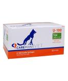 CarePoint Vet U-100 Insulin Syringe 1cc 28G x 1/2 - 100/Box | 12-7810 - Buy Online on GoSupps.com