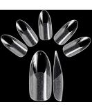 Lovenails 120 Almond Long Press-On Tips - Matte Full Cover Nails for Quick Extensions | Almond Click-It Tip - Shop Internationally - Buy Online on GoSupps.com