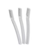 Alxbsone Eyebrow Shaver & Face Hair Remover - 3-Piece Portable Trimmer Set (Transparent) - International Shipping Available - Buy Online on GoSupps.com