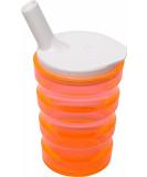 Buy Pflegehome24 Leak-Proof Drinking Cup - Transparent Orange - International Shipping Available - Buy Online on GoSupps.com