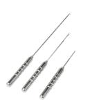 BCBF 3-Piece Bait Needle Set - Aluminum Alloy Drilling Tools for Fishing Rigs & Bait Accessories - International Shipping Available - Buy Online on GoSupps.com