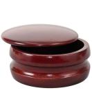 Parker Safety Razor Dark Mango Wood Shaving Soap Bowl - High Lustre Finish - Buy Online on GoSupps.com