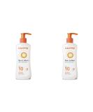 Calypso Sun Lotion SPF10 12 hours Moisturisation Anti Ageing Water Resistant 200ml (Pack of 2) 200 ml (Pack of 2) SPF 10 - Buy Online on GoSupps.com