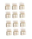 Oriflame Milk & Honey Gold Softening Creamy Soap Bar Set of 12 - Luxurious Skin Care for All Skin Types - International Shipping Available - Buy Online on GoSupps.com